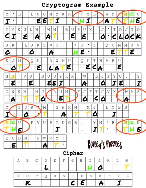 Cryptograms .